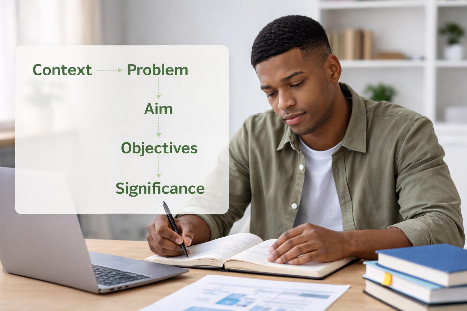 How to structure chapter one clearly